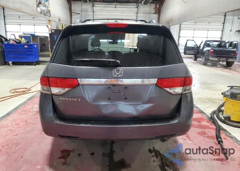 2014 Honda Odyssey Exl из США, поврежденный, VIN 5FNRL5H66EB008519